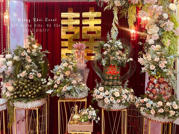 Hình ảnh trang trí cưới sang trọng từ Hường Khôi Event