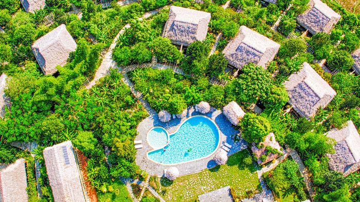 Không gian xanh mát tại Mai Châu Ecolodge