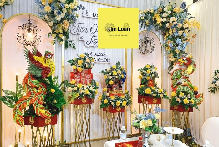 Hình ảnh mâm quả cưới sang trọng từ Kim Loan