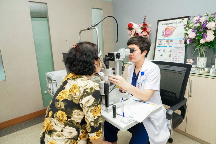 Hình ảnh không gian sang trọng và hiện đại tại Bệnh viện Mắt Quốc tế DND