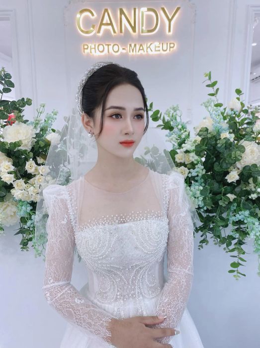Vẻ đẹp lộng lẫy của cô dâu tại Candy Studio