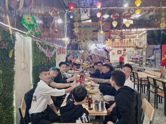 Hình ảnh bữa tiệc buffet nướng lẩu hấp dẫn tại H&K Buffet