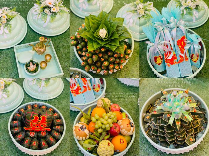 Hình ảnh mâm quả cưới tinh tế từ Hường Khôi Event