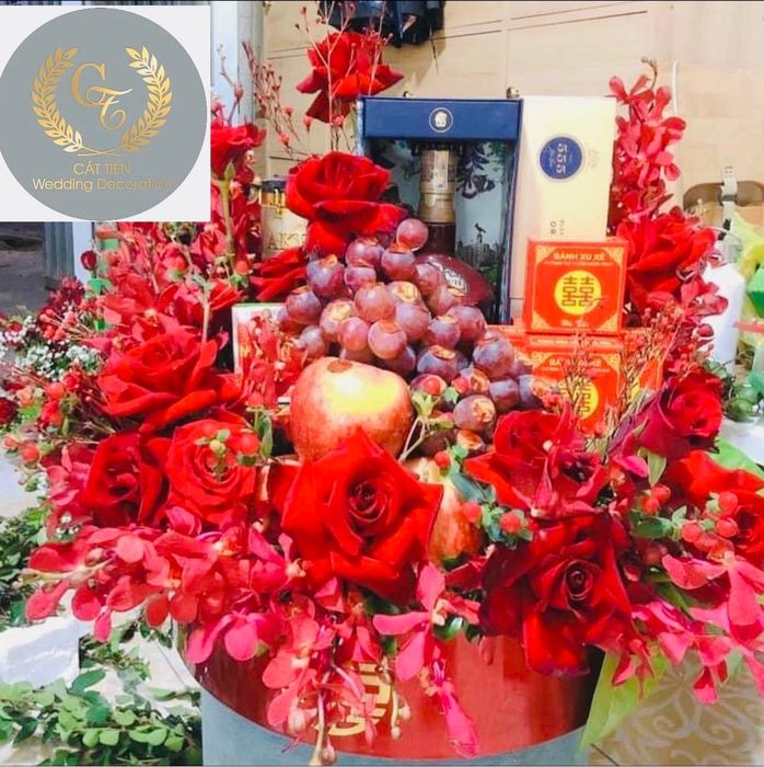 Hình ảnh trang trí cưới hỏi sang trọng từ Cát Tiên
