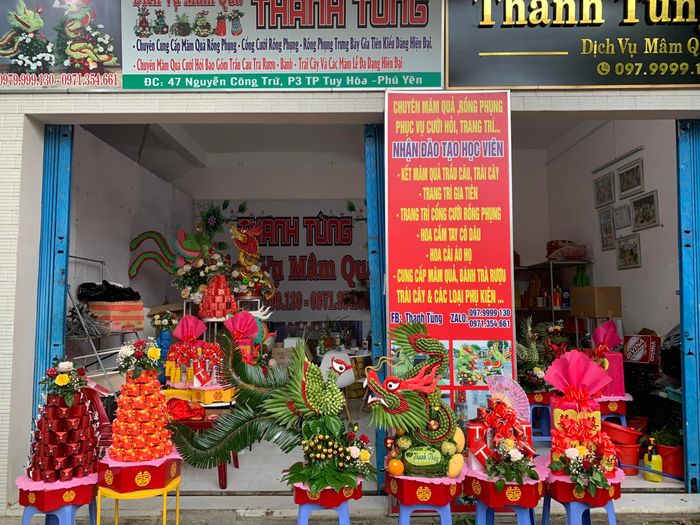 Hình ảnh mâm quả cưới hỏi Thanh Tùng 1