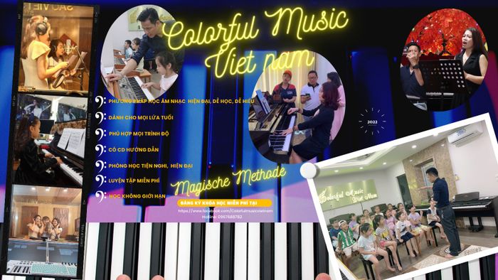 Không gian đào tạo chuyên nghiệp tại Colorful Music Việt Nam
