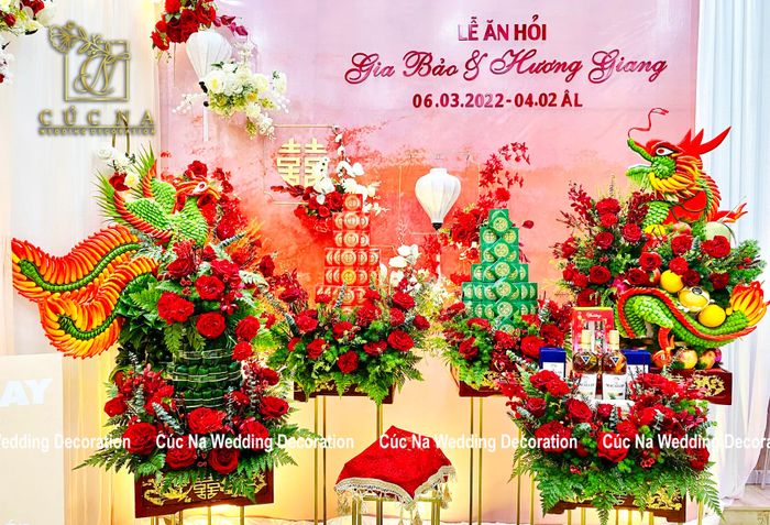 Hình ảnh trang trí cưới tinh tế từ Cúc Na Wedding