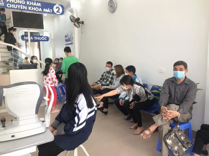 Hình ảnh phòng khám hiện đại với không gian sang trọng tại Phòng khám Mắt Thu Hà