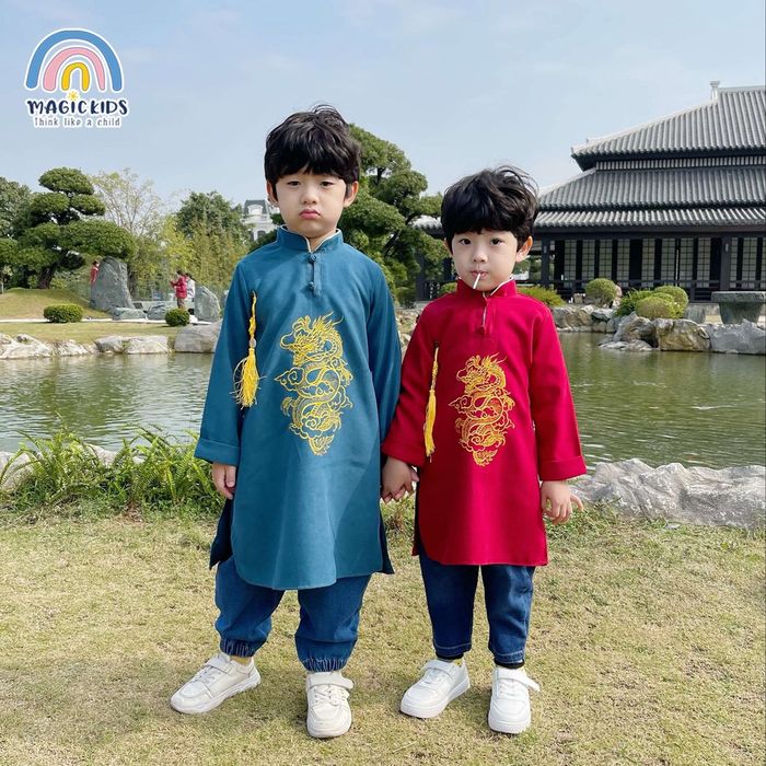 BST áo dài cách tân đáng yêu tại Magic Kids
