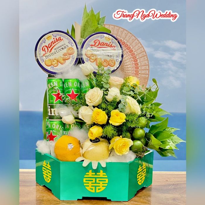 Hình ảnh trang trí cưới hỏi sang trọng từ Trang Ngà