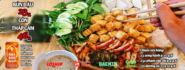 Không gian ấn tượng tại Nhà Bún Đậu