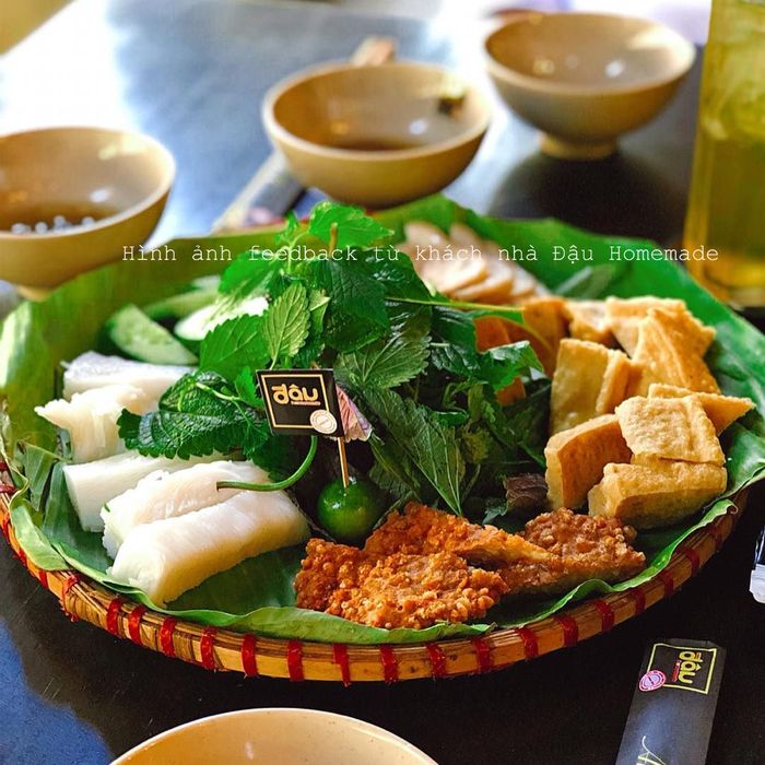 ĐẬU Homemade - Mẹt bún đậu trình bày tinh tế (Ảnh 2)