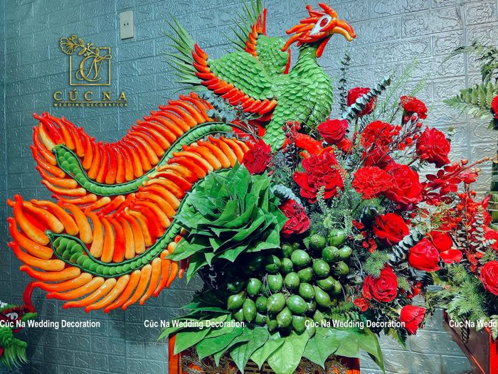 Hình ảnh mâm quả cưới nghệ thuật từ Cúc Na Wedding