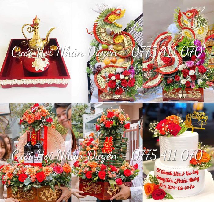 Hình ảnh mâm quả cưới tinh tế từ Nhân Duyên