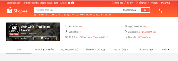 BST thời trang unisex đa phong cách từ SAM CLO