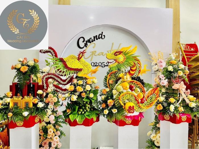 Hình ảnh mâm quả cưới tinh tế từ Cát Tiên
