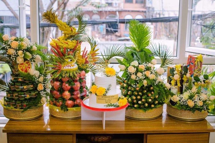 Hình ảnh mâm quả cưới tinh tế từ CUC LEE
