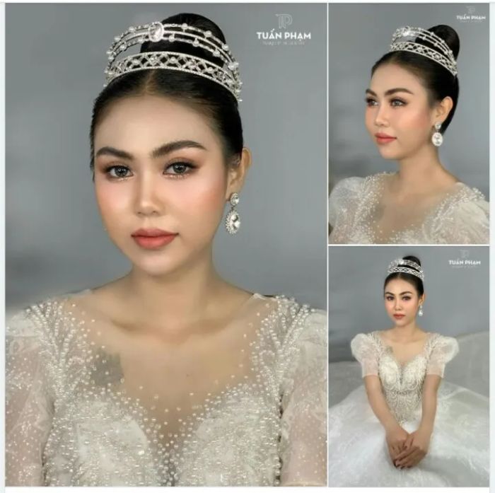 Khoảnh khắc rạng ngời của cô dâu tại Tuấn Phạm Makeup