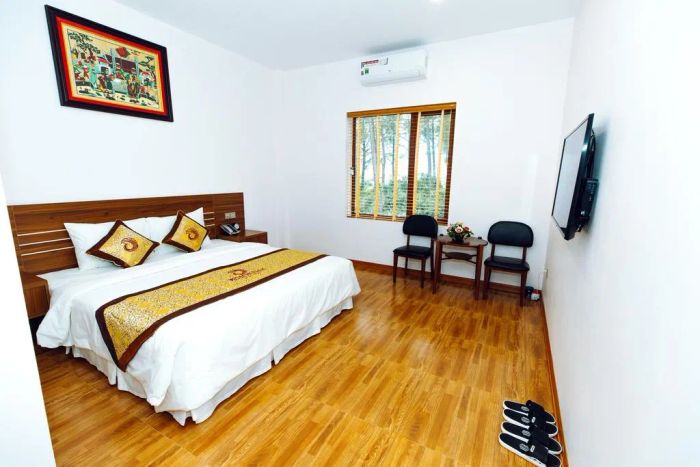 Phoenix Mộc Châu Resort - Toàn cảnh resort ẩn mình trong sương mai