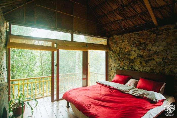 Moc Chau Retreat - Toàn cảnh resort thơ mộng bên dòng suối trong veo