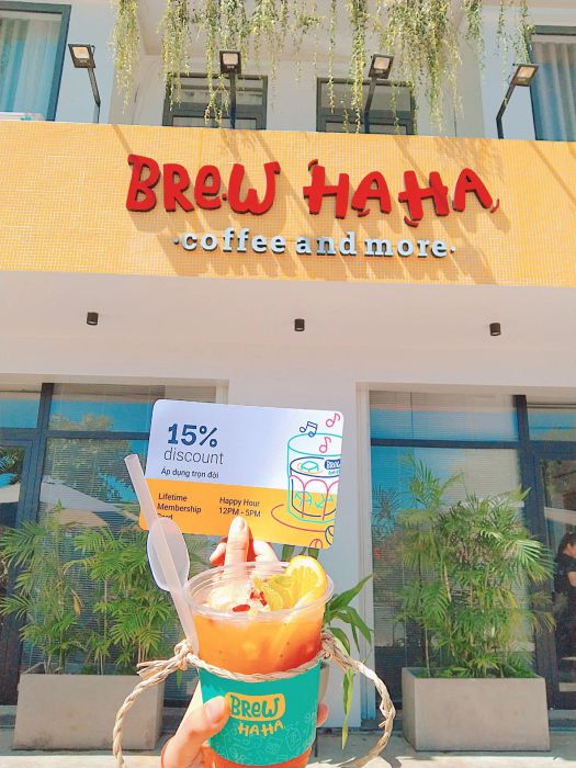 Không gian ấm áp tại Brew Haha Coffee
