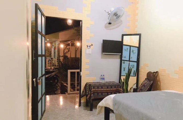 Hani House & More ảnh 1 - Khung hình đầy nghệ thuật với góc vườn sen đá xinh xắn dưới tán cây cổ thụ rợp bóng.