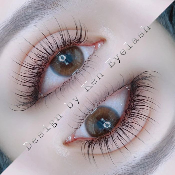 Hình ảnh thực tế quy trình nối mi tại HK Beauty Academy