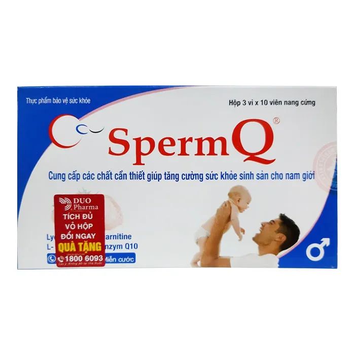 Hình ảnh minh họa sản phẩm SpermQ tăng chất lượng tinh trùng
