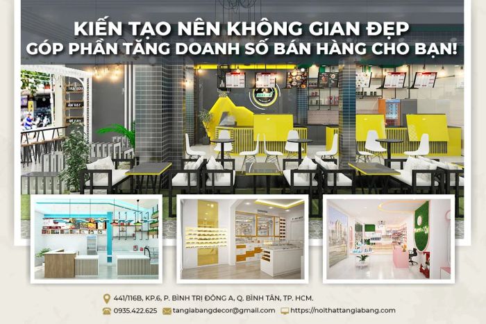 Không gian cửa hàng điện thoại được thiết kế bởi Tân Gia Bang Decor