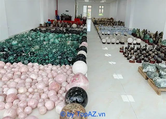 Quả cầu phong thủy Thạch Anh - Tinh hoa đất Việt