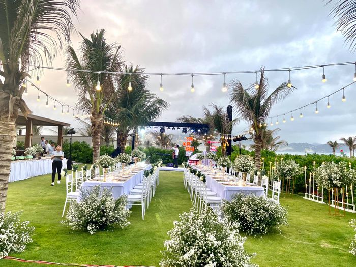 Không gian tiệc cưới được thiết kế bởi Hữu Duyên Wedding