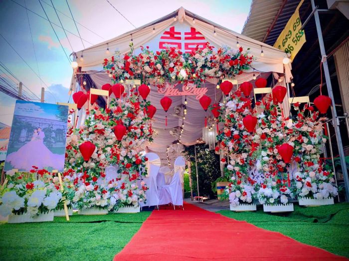 Hình ảnh không gian tiệc cưới Trung Tín Wedding & Events