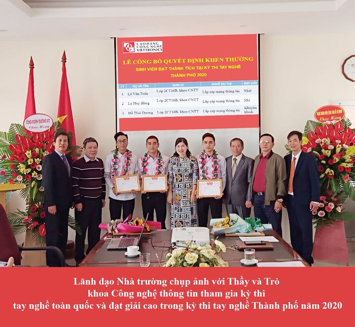 Khuôn viên hiện đại của Cao Đẳng Công Nghệ Viettronics