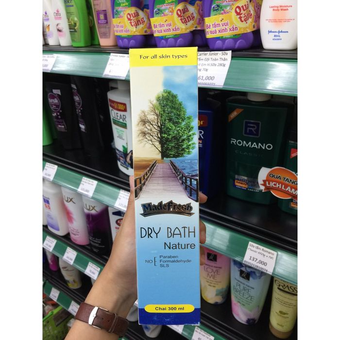 Sữa tắm khô Madefresh Dry Bath Nature hình ảnh 2