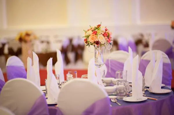 Sảnh tiệc sang trọng với thiết kế tinh tế tại Minh Thùy