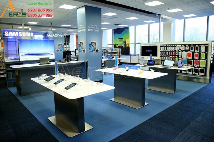 Bộ sưu tập thi công nội thất cửa hàng điện thoại chuyên nghiệp - Ảnh 2