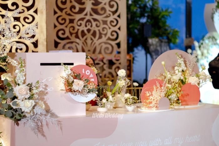 Hình ảnh không gian tiệc cưới tinh tế từ Wedo Wedding
