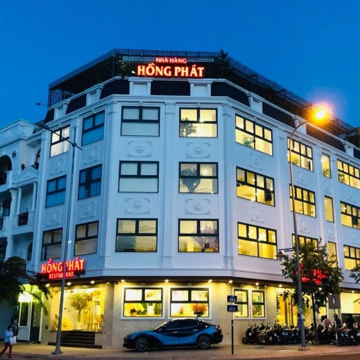 Góc nhìn ấn tượng về không gian tiệc cưới tại Hồng Phát Restaurant