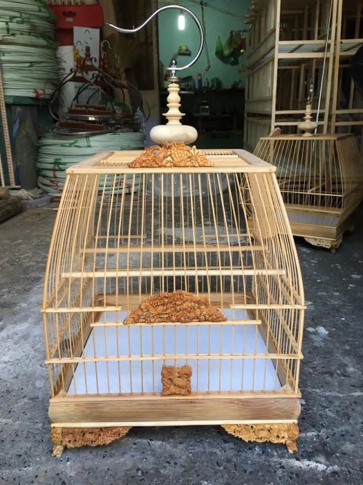 Tinh hoa nghề chế tác lồng chim tại Minh Châu