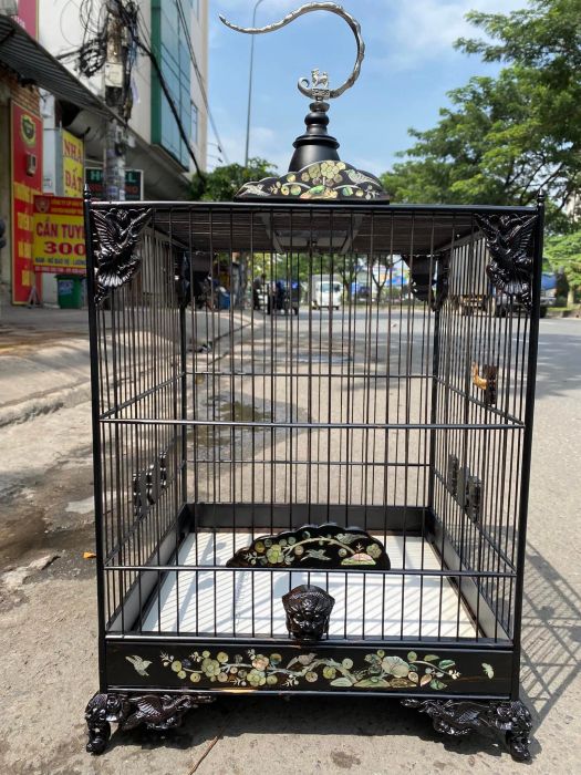 [Ảnh] Bộ sưu tập lồng chim nghệ thuật đặc sắc tại xưởng Thiên Vũ