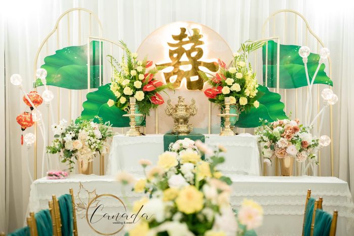 Không gian tiệc cưới sang trọng từ B&B Decoration
