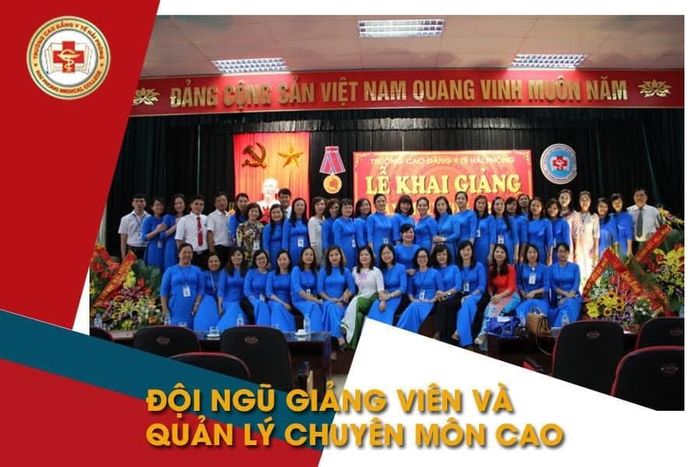 Khuôn viên xanh mát của Trường Cao Đẳng Y Tế Hải Phòng