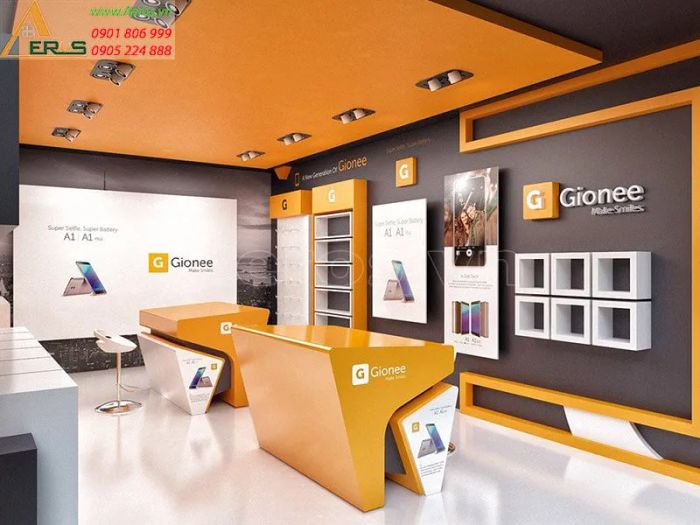 Không gian cửa hàng điện thoại đẳng cấp bởi AEROS