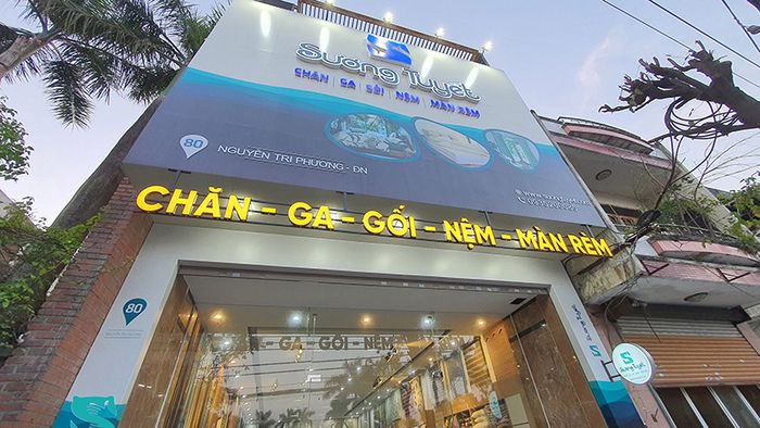 Không gian trưng bày sang trọng của Sương Tuyết - Đẳng cấp chăn ga gối nệm