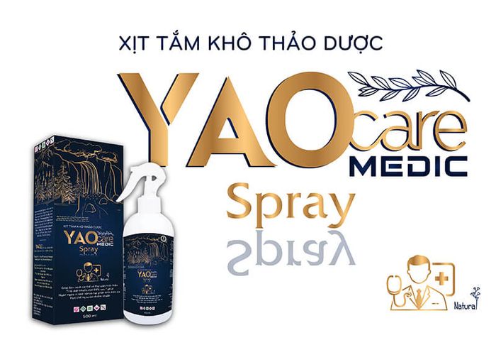 Xịt tắm khô thảo dược Yaocare Medic Spray hình ảnh 2