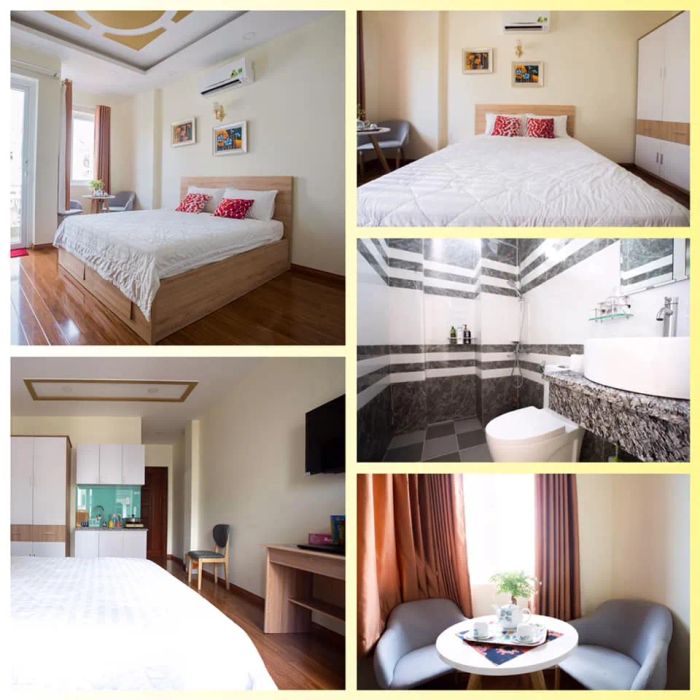 Helen Homestay Sài Gòn - Hình ảnh 1: Một góc nhìn tuyệt vời từ trong căn hộ, nơi bạn có thể cảm nhận không gian mở, sáng sủa và sự gần gũi với thiên nhiên qua từng chi tiết thiết kế.