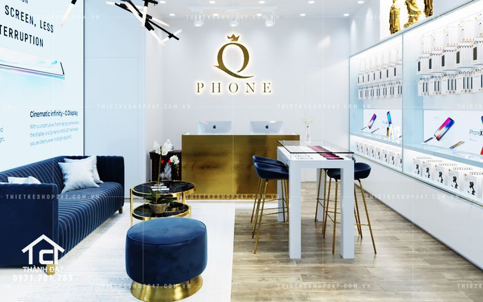 Bộ sưu tập hình ảnh thiết kế cửa hàng điện thoại ấn tượng từ Thiết Kế Shop 247 - Ảnh 2