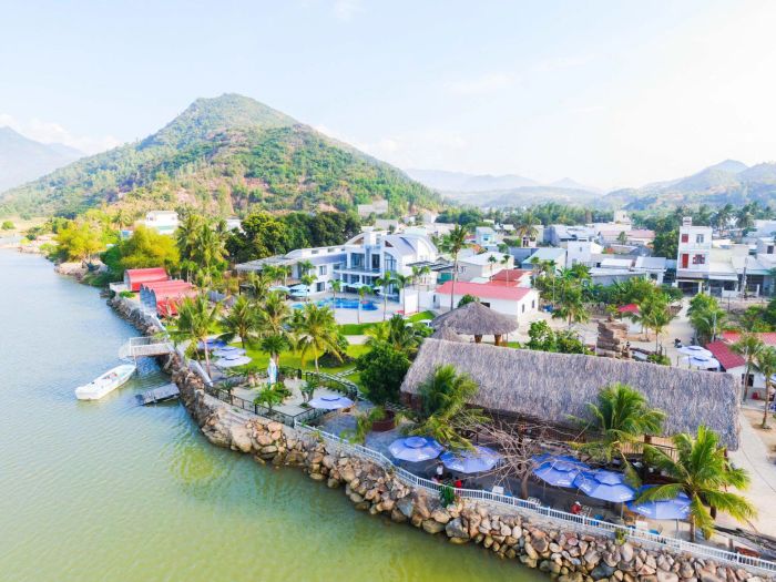 Toàn cảnh tuyệt mỹ của Nha Trang Riverside Garden nhìn từ trên cao