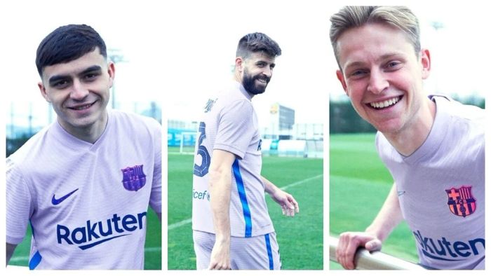 Những ngôi sao Barcelona tỏa sáng trong trang phục sân khách màu tím đầy ấn tượng