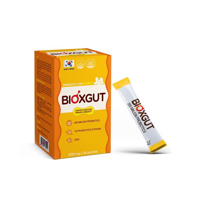 Hình ảnh thực tế Men vi sinh Bioxgut Hàn Quốc - Giải pháp vàng cho hệ tiêu hóa khỏe mạnh
